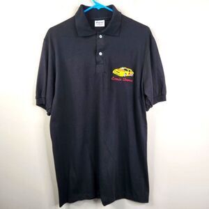 Stedman Made In USA Vintage Nascar Ernie "Swervin" Irvan SS Polo Shirt L